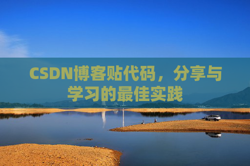CSDN博客贴代码，分享与学习的最佳实践